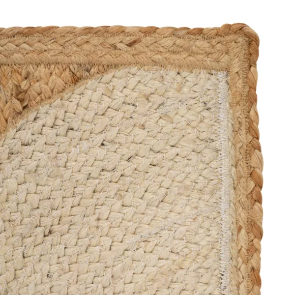 Alfombra de salón rectangular yute (170 x 120 cm) Mala Beige