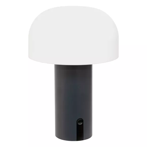 Lampe à poser extérieur métal (H22 cm) Jany Grise