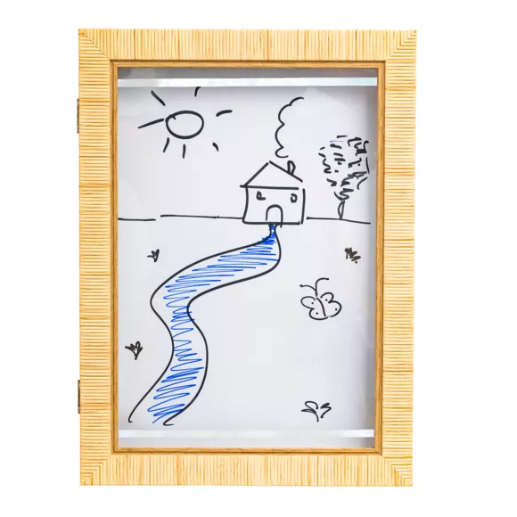 Cadre à dessin mural A4 Théa Beige