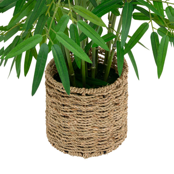 BAMBOU POT NAT LY H100 L. 45 x P. 45 x H. 100 cm