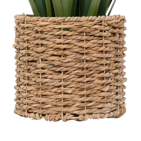 Kunstmatige plant in gevlochten pot (H122 cm) Zya