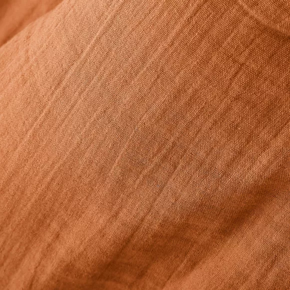 Lenzuolo con angoli garza di cotone (90 x 190 cm) Gaïa Albicocca