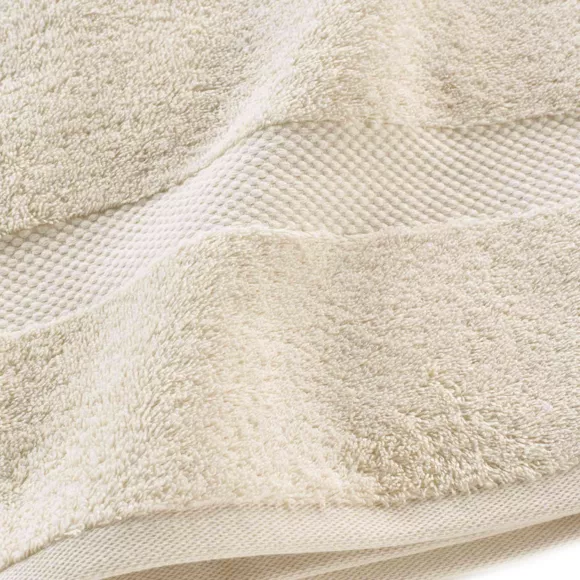 Lot de 2 gants de toilettes coton (15 x 21 cm) + 2 serviettes de bain coton (50 x 90 cm) + 2 serviettes de bain coton (70 x 1