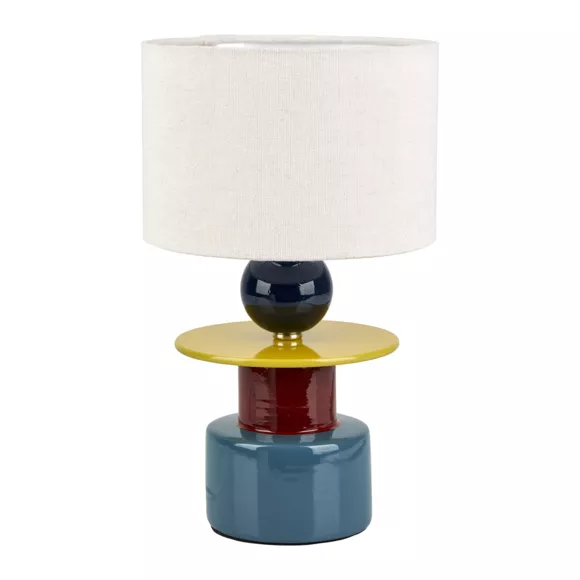 Lampe à poser céramique (H29,5 cm) Logic Multicolore
