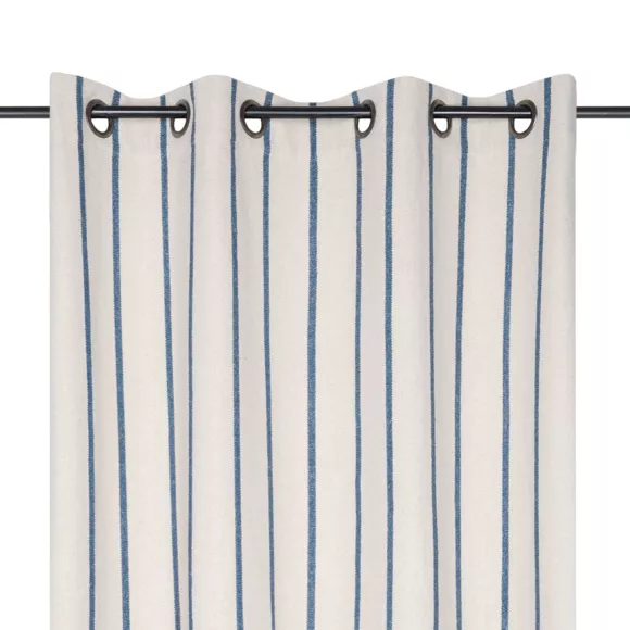 Katoenen gordijn (135 x 260 cm) Ocealys Marineblauw