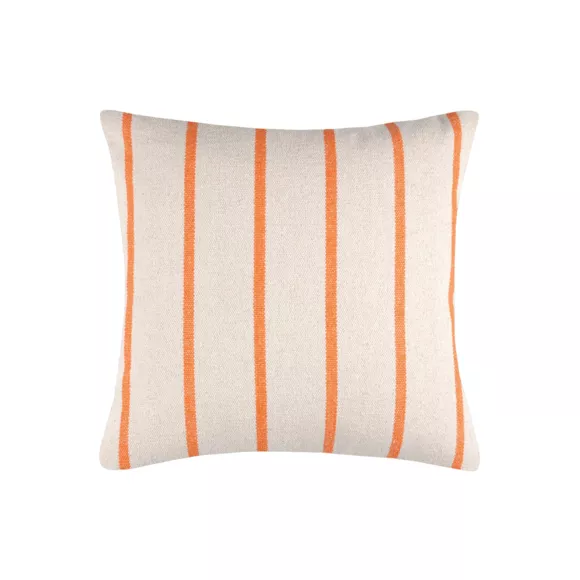Coussin extérieur carré toile de coton (50 x 50 cm) Ocealys Corail