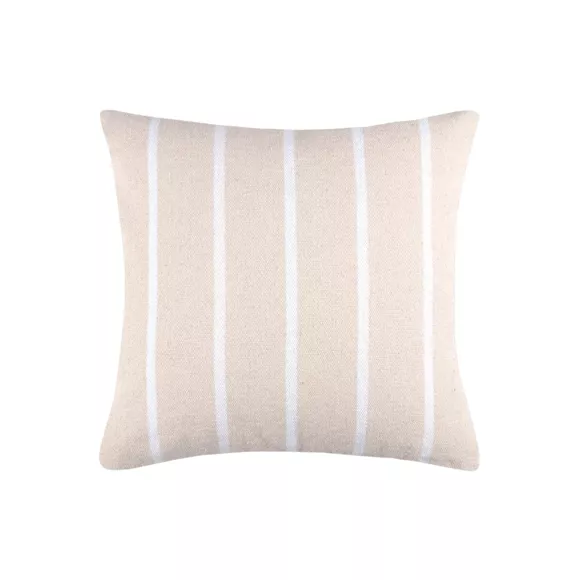 Coussin extérieur carré toile de coton (50 x 50 cm) Ocealys Blanc