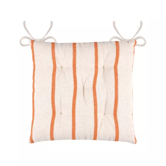 Cojín de silla exterior de tela de algodón (40 x 40 cm) Ocealys Coral