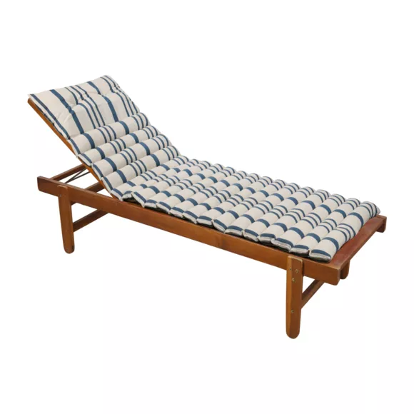 Cojín de tumbona enrrollable (L180 cm) Manduel Azul Marino