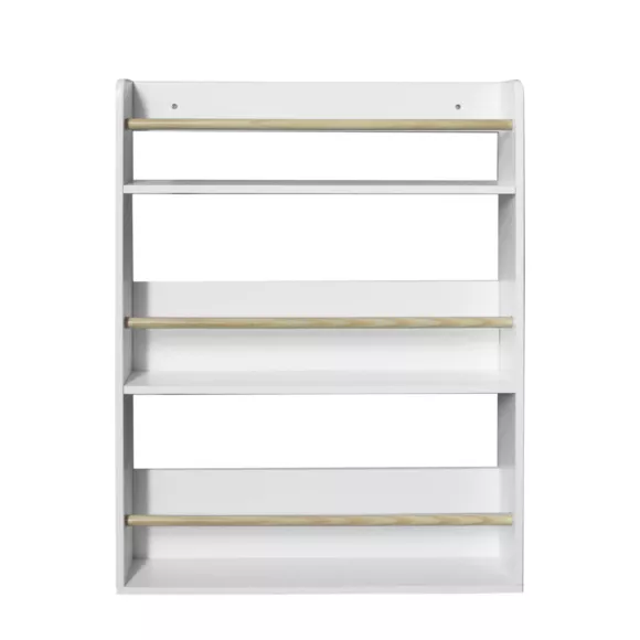 Etagère murale enfant bois 3 niveaux (H80 cm) Zoa Blanche