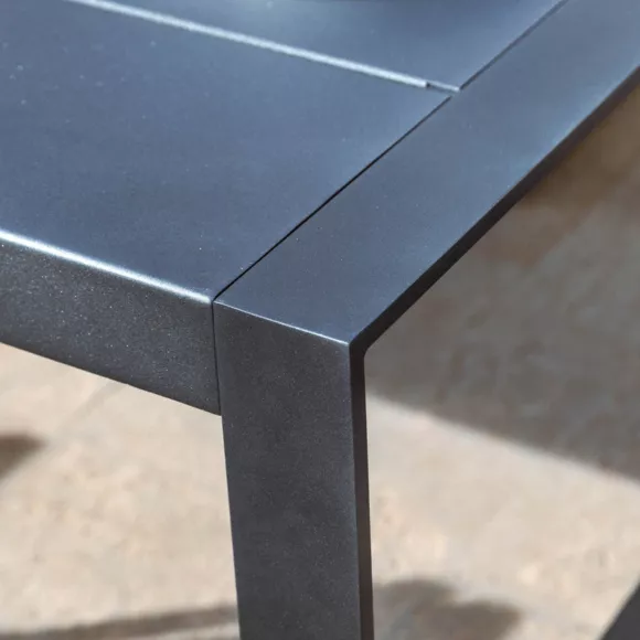 Table de jardin rectangulaire aluminium 10 places (240 x 118 cm) Elba Gris anthracite