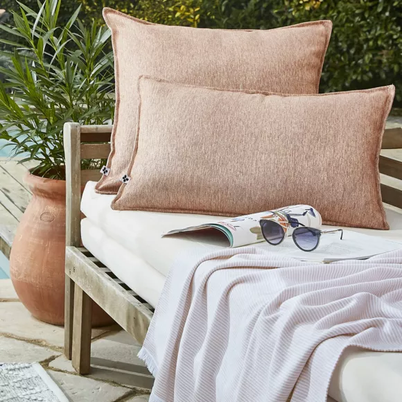 Housse de coussin 60 x 60 cm Polypropylne NAìA Corail