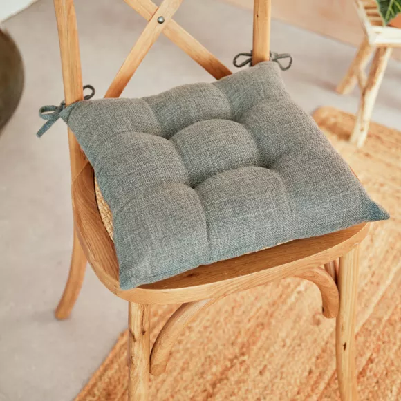 Coussin de chaise carré (38 x 38 cm) Clem Vert tilleul