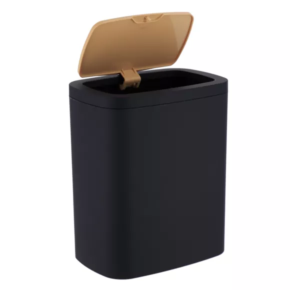 Badkamer prullenbak 5L Cosy Zwart