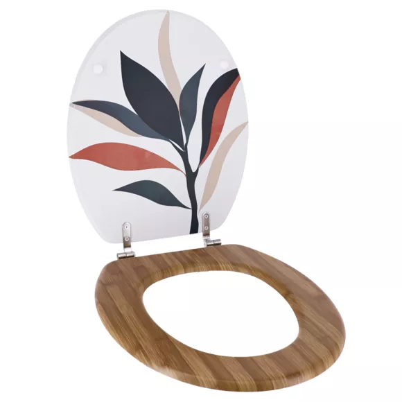 Toiletbril 18 inch MDF Bucolische Multikleur