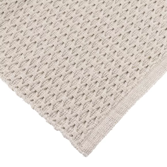 TAPIS QUITO COTON/AUTRES FIBRES TRESSE 45X90 CM - NATUREL