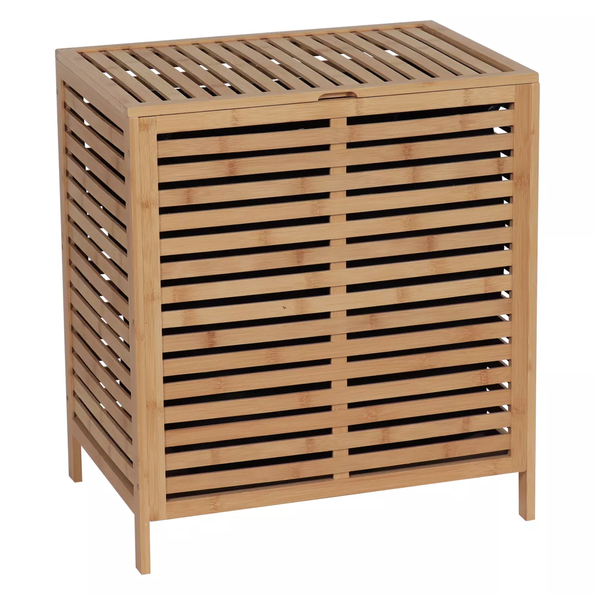 Mueble cesto de ropa en bambú (53 x H60 cm) Armonía Natural