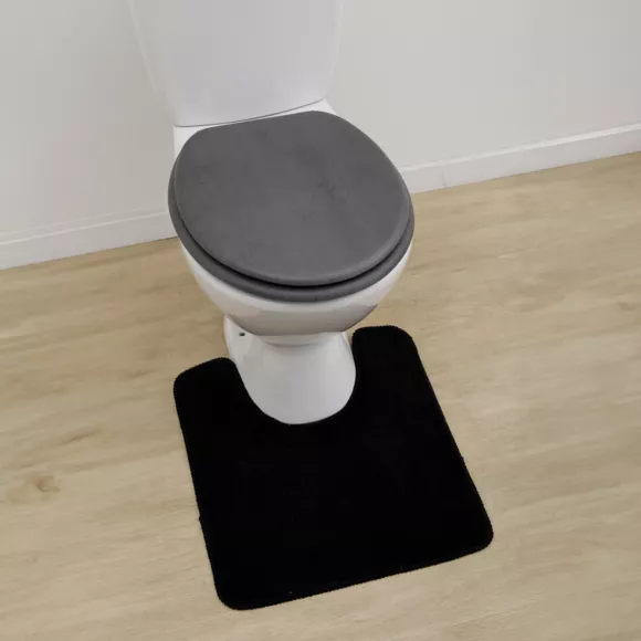 Toiletpotdeksel 18 inch MDF Betonlook Grijs