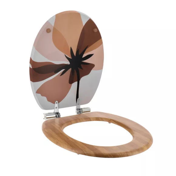 Abattant WC frein de chute 18 pouces MDF Natural Simplicity Multicolore
