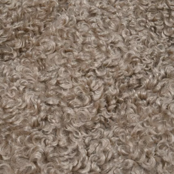 Vierkant stoelkussen boucle (38 x 38 cm) Cosylife Taupe