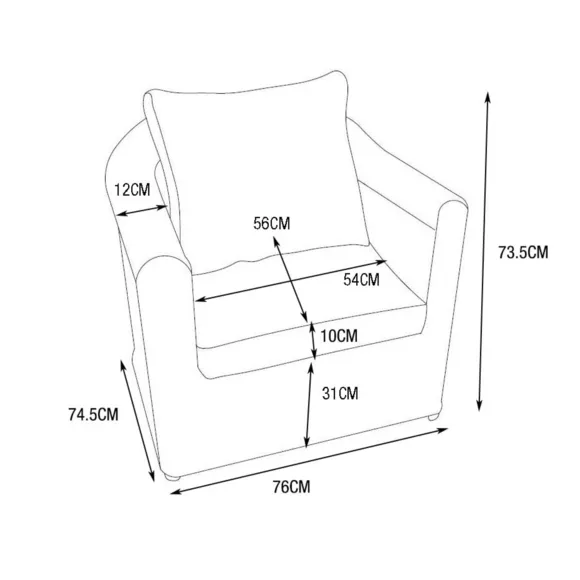 Fauteuil de jardin en résine tressée Calvi Sépia et gris foncé