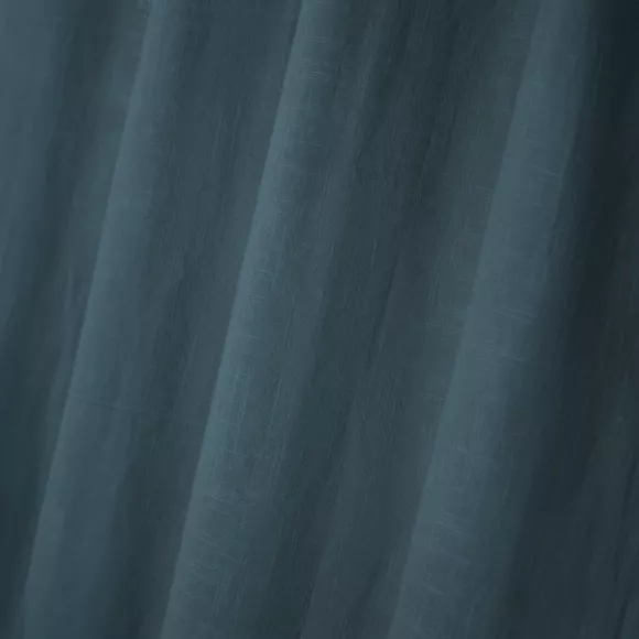 Rideau coton (140 x 260 cm) Helios Bleu