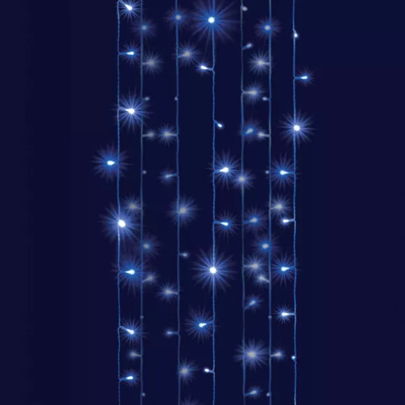 Cortina de luces interconectable alto 2m L2 m Bicolor 96 LED

