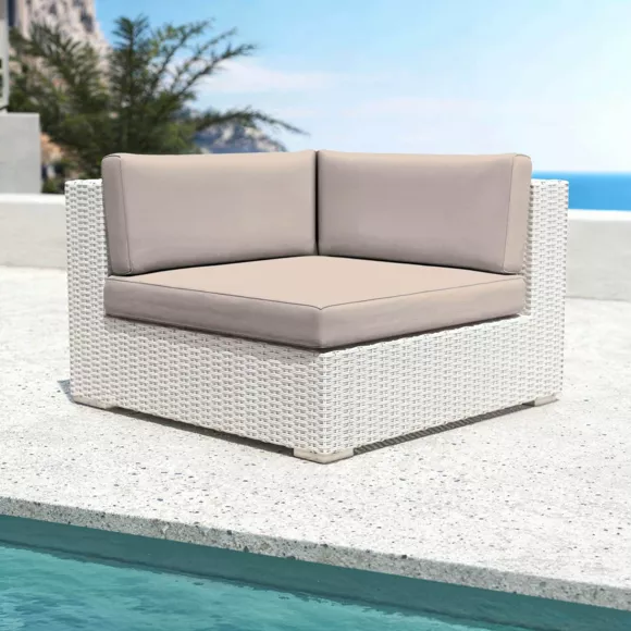 Salon de jardin Palma Blanc - 5 places 3