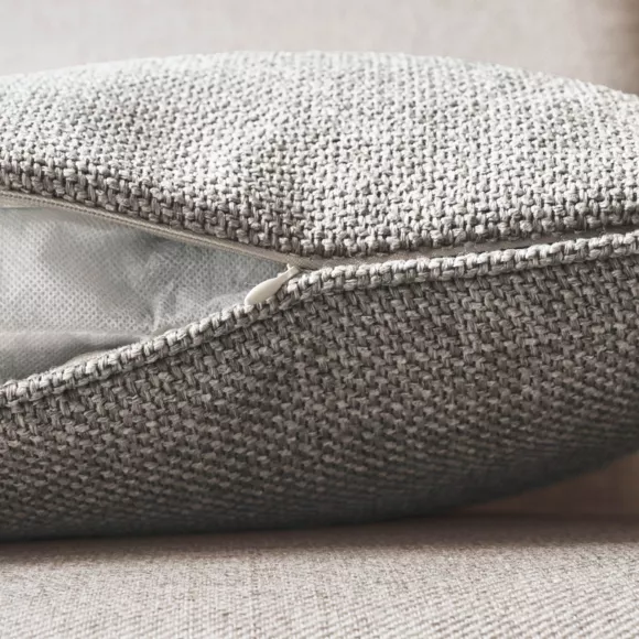 Coussin rectangulaire tissé (40 x 60 cm) Alba Taupe