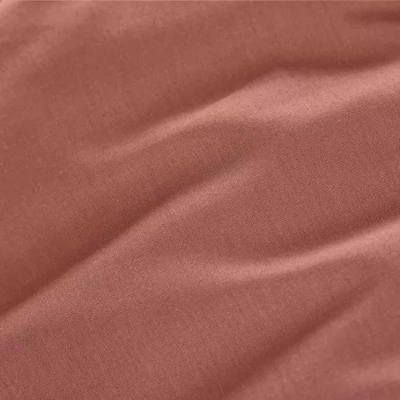 Sábana bajera en percal de algodón  (200 cm) Cali Rosa madera