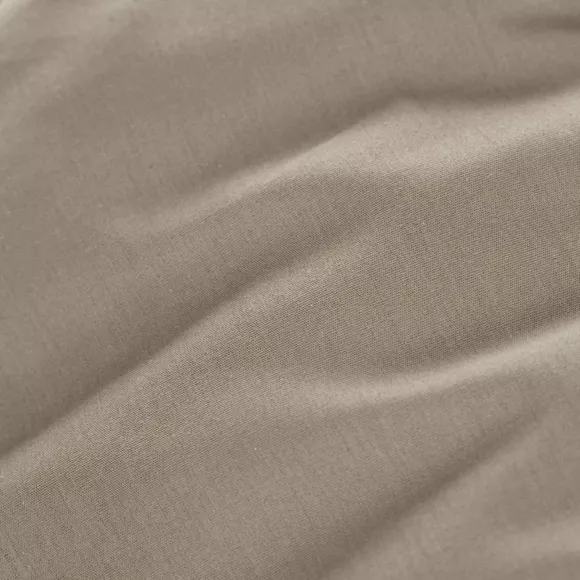 EM - Drap housse 180 x 200 cm Percale unie CALI Taupe
