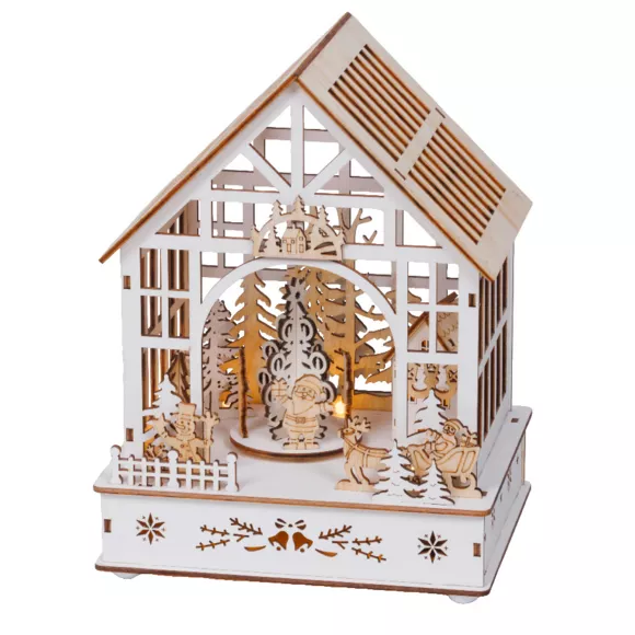 1 LED paysage intŽrieur L15-W18-H23.80cm-7L naturel/blanc chaud 