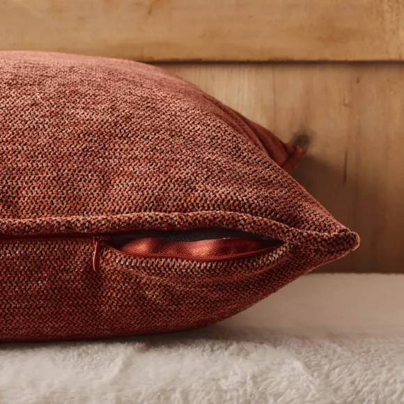 Coussin rectangulaire tissé (40 x 60 cm) Magnus Terracotta