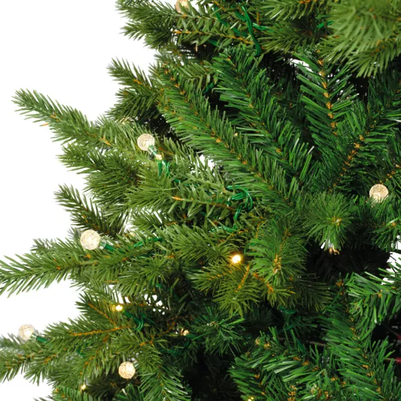 Sapin de Noël artificiel lumineux 600 LED H240 cm Idaho Vert sapin