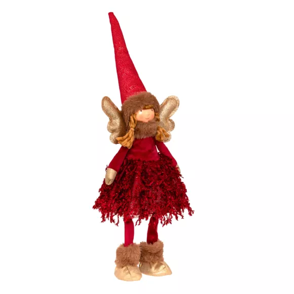 FEE ROUGE DEBOUT LED 48CM
