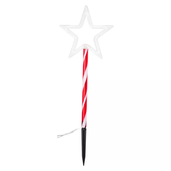 SET DE 5 PIQUETS DE JARDIN NOEL ETOILE
