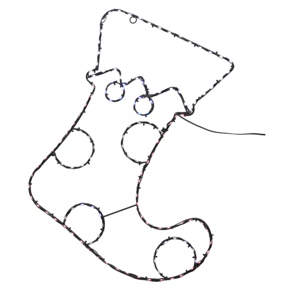 SILHOUETTE LUM BOTTE DE NOèL 52CM 134 LED