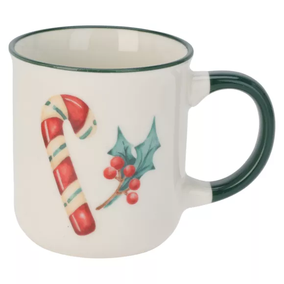 SET DE 4 MUG/4PCS NEW BONE 200ML NOEL