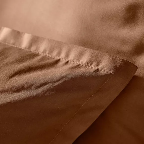 Housse de couette percale de coton (280 x 240 cm) Cali Cappuccino