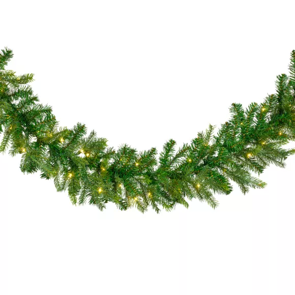 Kerstboomslinger op batterijen Glorious groen en warmwit (270 cm - D20)