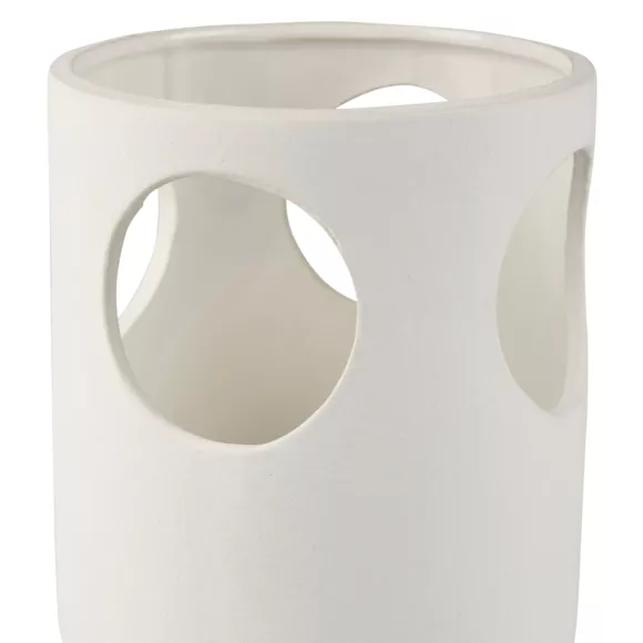 Lampe CŽramique 'Nova' Blanche Dim : l13.5xH27xP13.5cm