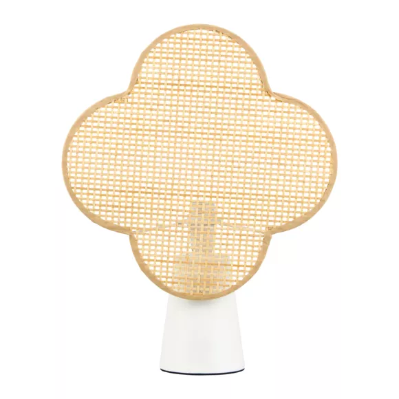 Bamboe tafellamp (H36 cm) Faustine Beige