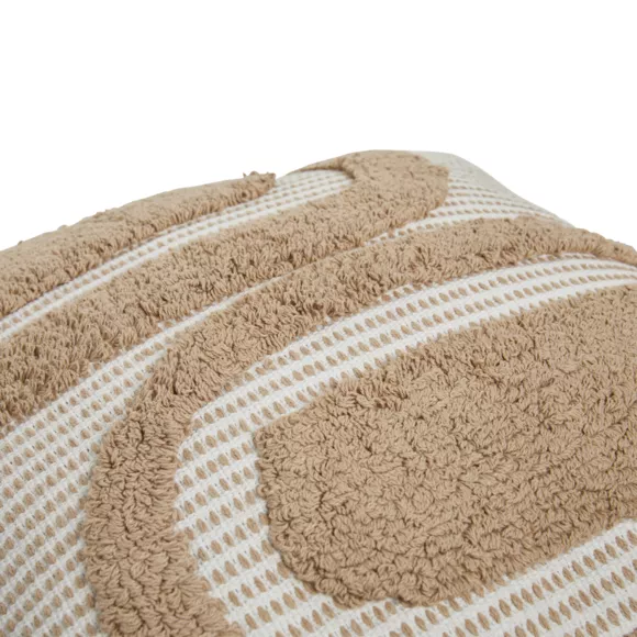 Cojín cuadrado algodón (50 x 50 cm) Poppy Beige