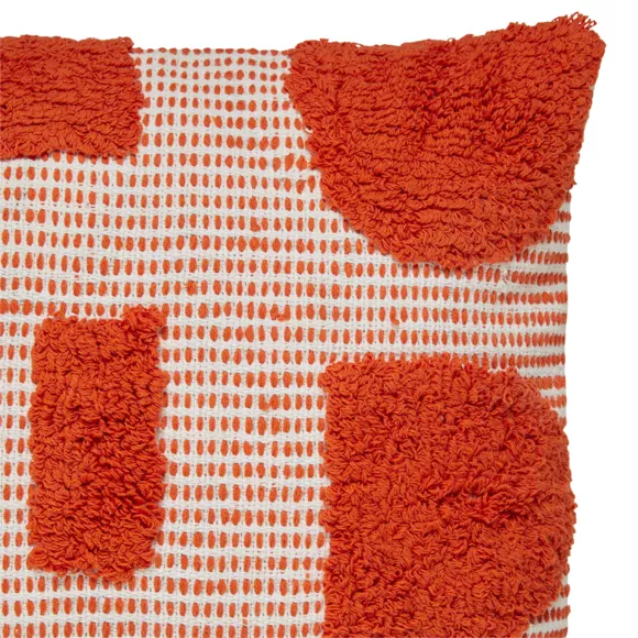 Cojín cuadrado algodón (50 x 50 cm) Poppy Orange