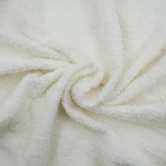 Protge CanapŽ Extensible (225 x 245 x 60 cm) Laina Naturel, Polyester Bouclette