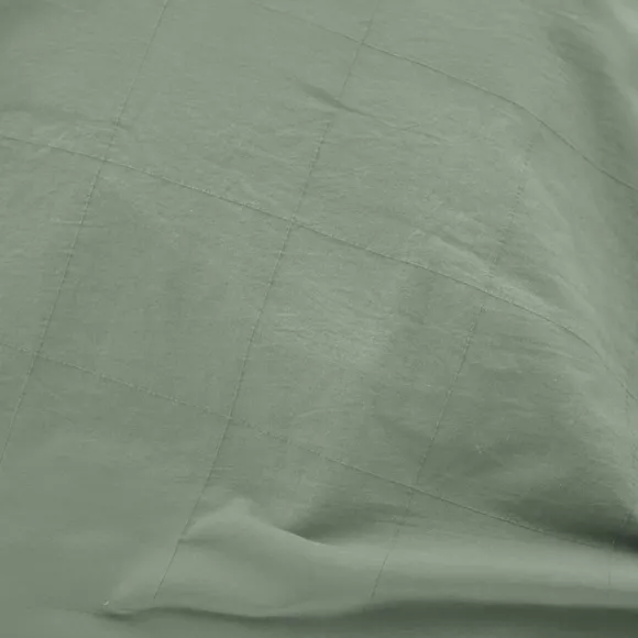 Drap Housse (140 x 190 cm) Linella Sauge, 100% Coton LavŽ