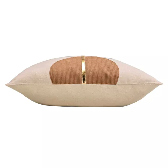 Coussin DŽhoussable (45 x 45 cm) Spyro, Polycoton ImprimŽ MŽtallisŽ