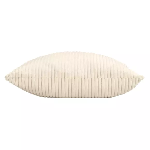 Coussin DŽhoussable (45 x 45 cm) Nils Naturel, Flanelle Relief Unie