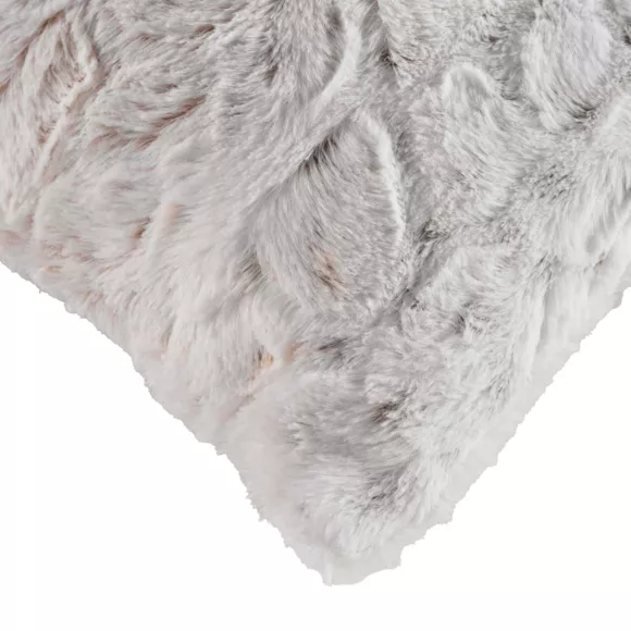 Coussin DŽhoussable (45 x 45 cm) Alaska, Imitation Fourrure/Velours