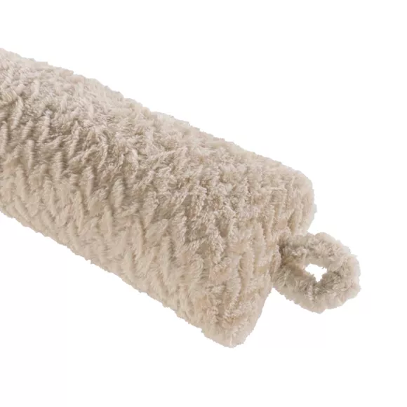 Cojín de puerta de felpa (80 x 10 cm) Flanela Beige